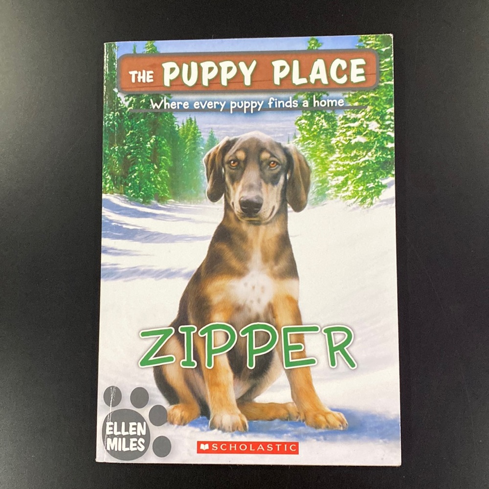 The Puppy Place #34: Zipper by Ellen Miles - Scholastic Paperback Novel